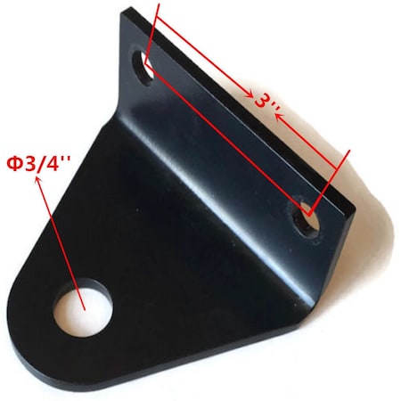 Aftermarket Universal ZTR Zero Turn Mower Trailer Tow Hitch 3" mt 3/4" pin hole LAA20-0015